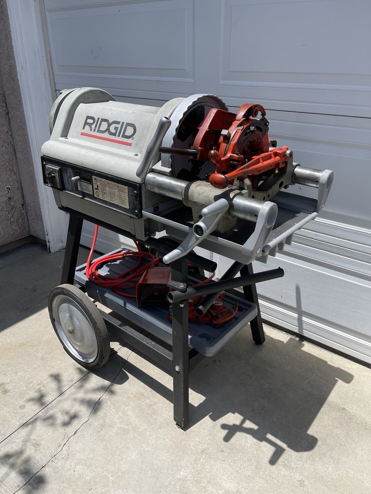 Ridgid 1224 Threader Pipe Threading Machine 1/2&rdquo;-4&rdquo; 714,711 die Head