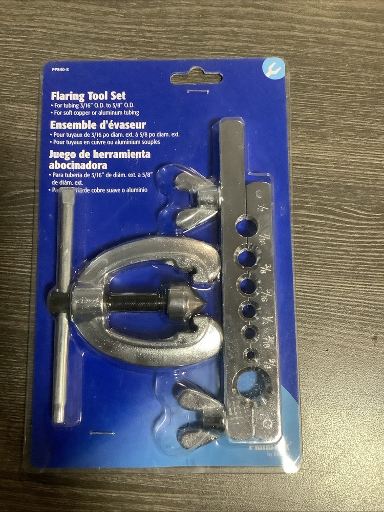 Plumb Pak PP840-8 Flaring Tool Set, 3/16 to 5/8 in