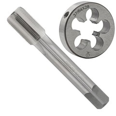 37/64&Prime;-28 UNF HSS Tap And Die Set, 37/64 x 28 UNF Machine Thread Tap And UNS &hellip;