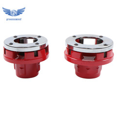 7 Size Pipe Threader Threading 3/8&Prime; to 2&Prime; Die Dies Set with Handle Ratchet