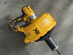 DEWALT XR DCD200B 20V Cordless Drain Snake, 25 ft Inner Core 5/16 in