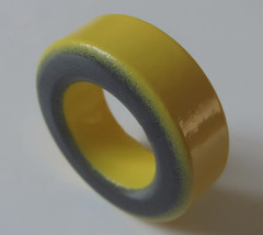 T130-6 high frequency RF iron powder core yellow grey ring 20pcs