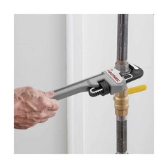 HAUTMEC 14 Inch Aluminum Straight Pipe Wrench, Adjustable Plumbing Wrench, 2&Prime;&hellip;