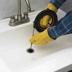 Plumb Craft 20-FT SINK DRAIN CLEANER with Storage Case 1/4-in Flat Steel Tape