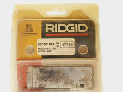 RIDGID 47765 Pipe Dies 1/2 &ndash; 3/4&Prime; NPT High Speed For Thread Machine Die Head # 3