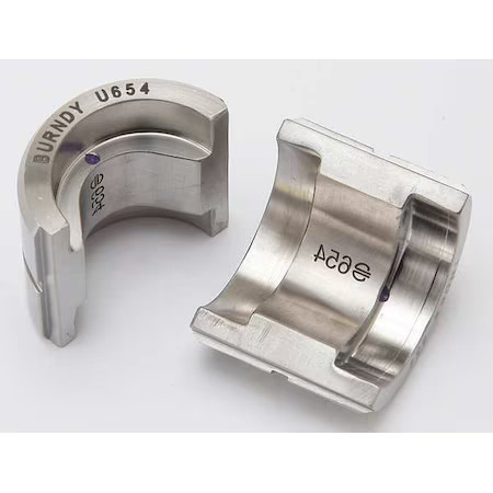 Burndy U654 Crimping Die, U Style, 12 Tons