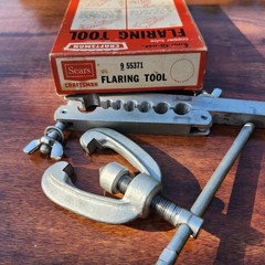 Vintage Craftsman Copper Tubing Flaring Tool 9-55371 USA Made W Box 3/16 To 5/8