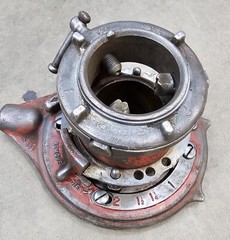 RIDGID C-148-1 No 65-R Manual Receding Universal Pipe Threader 1&Prime; to 2&Prime; Capacity