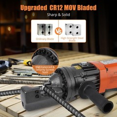 Hydraulic Rebar Cutter Tool, 900W Cutting up to 5/8 Inch #5 4-16mm Rebar Stee&hellip;