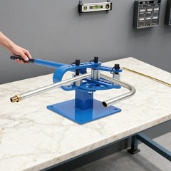 Compact Metal Bender 1-3&Prime; Bench Flat Bar Rod Bending Brake Bender 7 Dies SALE