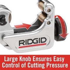 RIDGID Close Quarters Quick Feed Tubing Small Diameter Mini Pipe Plumbing Cutter