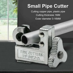 Mini Pipe Tubing Cutter 1/8&Prime; to 5/8&Prime; OD Copper Brass Aluminum Cutting HVAC Plumb