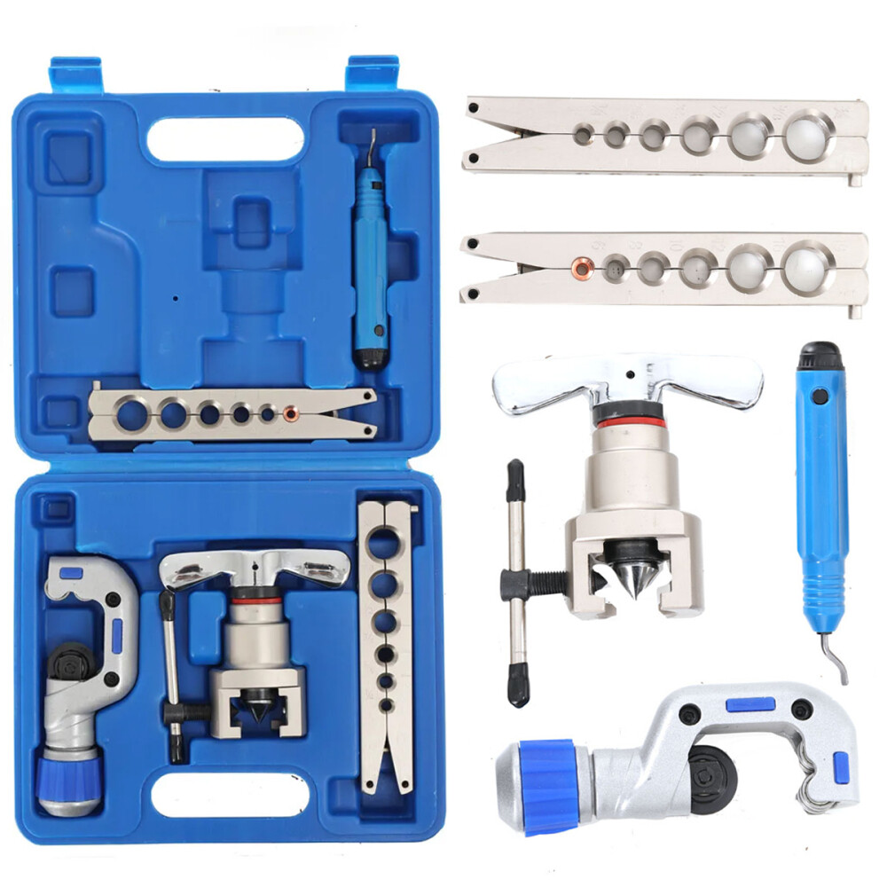 Eccentric Flaring Tool Kit Single Flare for 1/4&Prime; &ndash; 3/4&Prime; Aluminum Copper Pipe