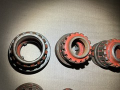 Ridgid 12R manual pipe threader Set 1/4-2&Prime; NPT & 00R with Ratchets 10 pieces ￼