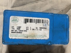Greenfield (GTD) 1 1/4 X 11 1/2 HS Pipe Tap 11-1/2 NPT