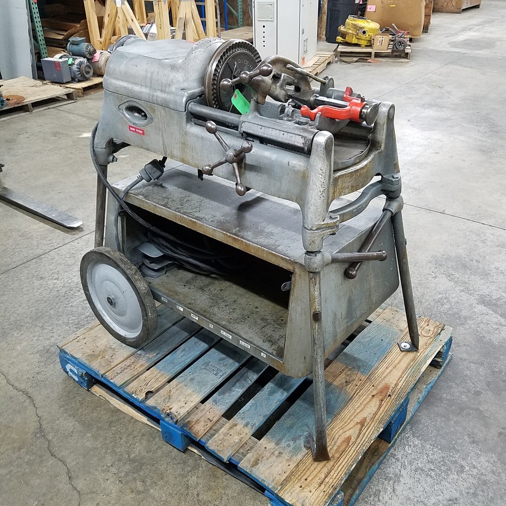 Ridgid 535, 1/8&Prime; to 2&Prime; Pipe Threader With Cart & Foot Pedal &ndash; USED