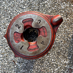 Ridgid Pipe Threader No. 65-RA Threads 1&Prime; TO 2&Prime; Pipe