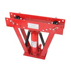 12 Ton Pipe Bender Manual Hydraulic Piping Bending Exhaust Tube Fabric + 6 Dies