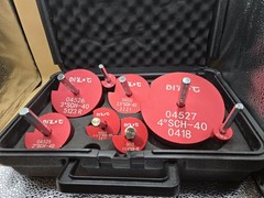 DIYLOG PVC Pipe Reamer PVC Fitting Saver, 8Pcs Pipe Reamer for SCH40