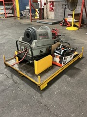 MO-6711, RIDGID 1822-1 PORTABLE PIPE THREADER. 120 V. 60 HZ. 15 A.