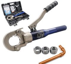 Propress Tool Copper Press for Crimping Range Silver, Blue and Black