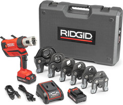 67053 RP 350 Propress 8-Piece Pressing Tool Kit with 18-Volt Battery, Charger, 4