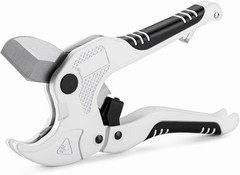 Bates- PVC Pipe Cutter, Cuts up to 1-5/8&Prime;, Ivory Ratcheting