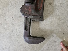 Ridgid Heavy Duty Pipe Wrench 48in / Forged Steel / Sharp Teeth / Ships Free