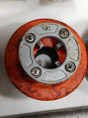 6 Piece Die Set Manual Ratchet Pipe Threader 1/2 to 2 inch with case