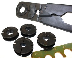 5 in 1 Pex Crimper Kit 3/8&Prime; 1/2&Prime; 5/8&Prime; 3/4&Prime; 1&Prime; Crimping Plumbing Copper Ring Tool