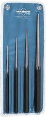 9664 &ndash; Line-Up Punch 4 Piece Set w/Pouch (Mayhew #62235) &ndash; 1/8Inch &ndash; 1/4Inch