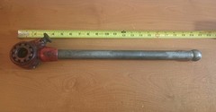 Ridgid 00-R Manual Ratchet Pipe Threader With 3/4&Prime; NPT Die Head Made In USA 1