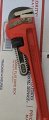 Supreme Ridgid Pipe Wrench Red OS F/W 20