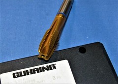 New Guhring M12x1.75 Metric Class 6HX 4-Flute Guhring Powdered Metal TiN Finish