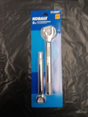 Kobalt 2pc 2 -In &ndash; 1 Plumber Wrench Sizes 9/16 In, 15/16 In and 5/8 In