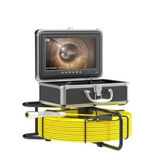 30M Sewer Pipe Inspection Camera w/ Meter Counter 7mm Cable Video Borescope 10&Prime;