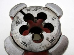 Ridgid Tools 3/4&Prime; x 10 Tap Die Head for 00-R Made in USA