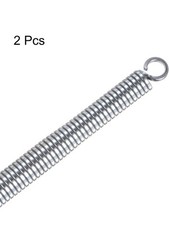 2pcs PVC Spring Tube Bender 12.4mm OD 550mm Long PVC Bender Pipe Bender Silver