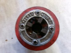 (4-PCS) Toledo Pipe Threader Die Heads 1/2 INCH-3/4TH INCH-1.5 INCH-2 INCH