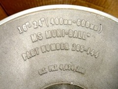 CHERNE &ndash; 265-144 &ndash; MUNI-BALL PLUG w/4&Prime; BYPASS &ndash; 16&Prime;-24&Prime; &ndash; Multi Size (NEW)