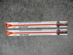 2 New HDX 20&Prime; Hair Snakes For Showers, Household Sinks, Tub & Drains