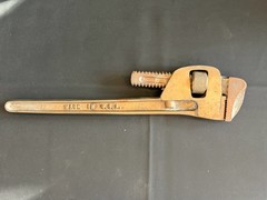 AMPCO W212 14&rdquo; Non Sparking Pipe Wrench Aluminum Bronze USA