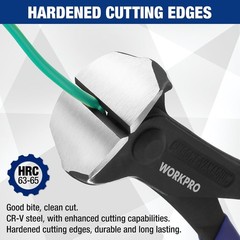 8 Inch Nail Puller, End Cutting Pliers &ndash; Black Finish Chrome Vanadium Steel, Hig