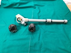 Rigid Ratcheting Pipe Threader 00-R Collapsible Handle With 1/2&Prime; & 3/4 Dies