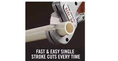 RIDGID PC-1375ML 1/8&Prime; to 1-3/8&Prime; PVC and PEX Cutter w/ Multi-Layer Adapter