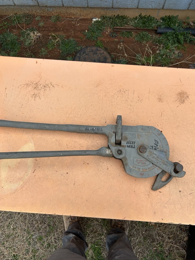 Rigid 368 Manual Pipe Bender for 3/4 OD Steel/Copper Tubing