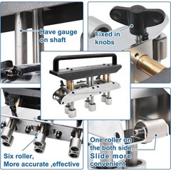 Three Station Roller Bender, 0‑90 Degree Angle 13‑130mm Bending Roll