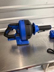 New Kobalt 24v Cordless Drain Auger Kit with 85 Watt Battery & Charger 4891704
