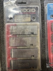 Mixed Lot of 3 Ridgid Pipe Dies 47785 1/2&Prime;-3/4&Prime; 47745 1/2&Prime;-3/4&Prime; 47750 1&Prime;-2&Prime;