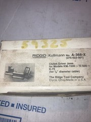 RIDGID A-368X Jaws Set,Steel,PK3 25XA49. 59325